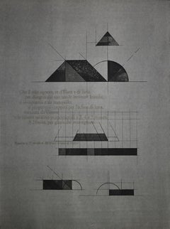 Tempio di Nippur - Acquaforte originale di Walter Valentini - 1976