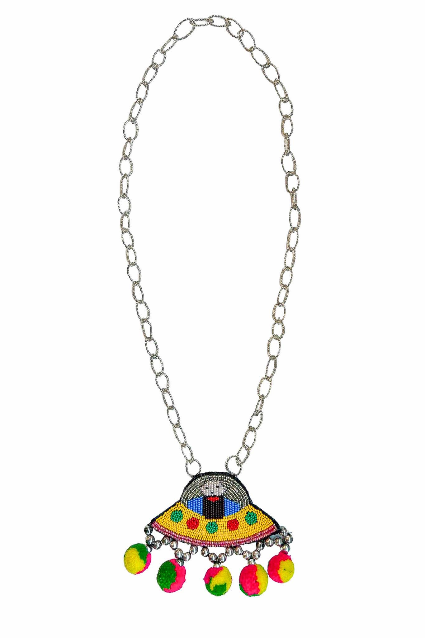 walter van beirendonck beaded necklace