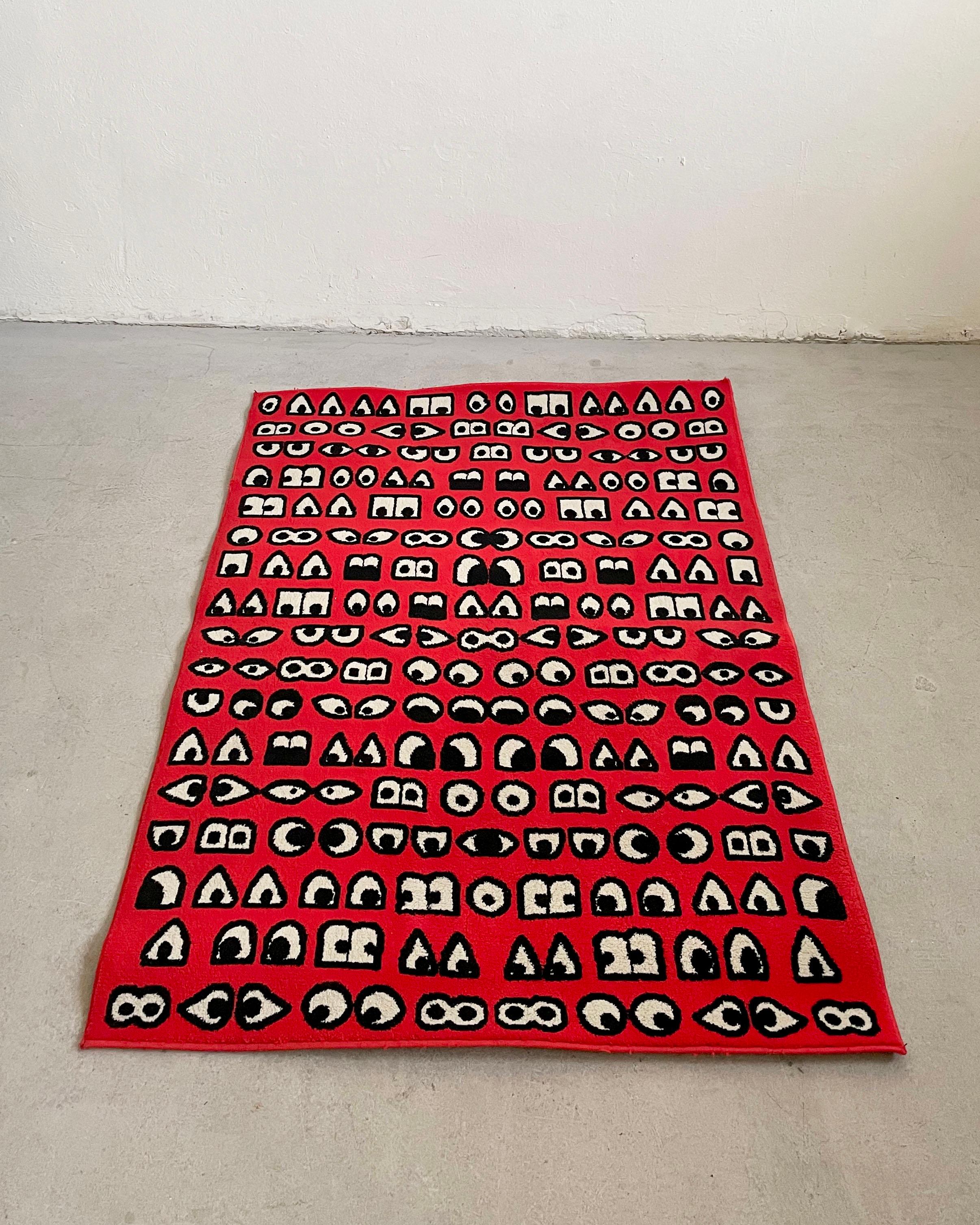 Swedish Walter van Beirendonck for IKEA, Limited Edition Art Carpet