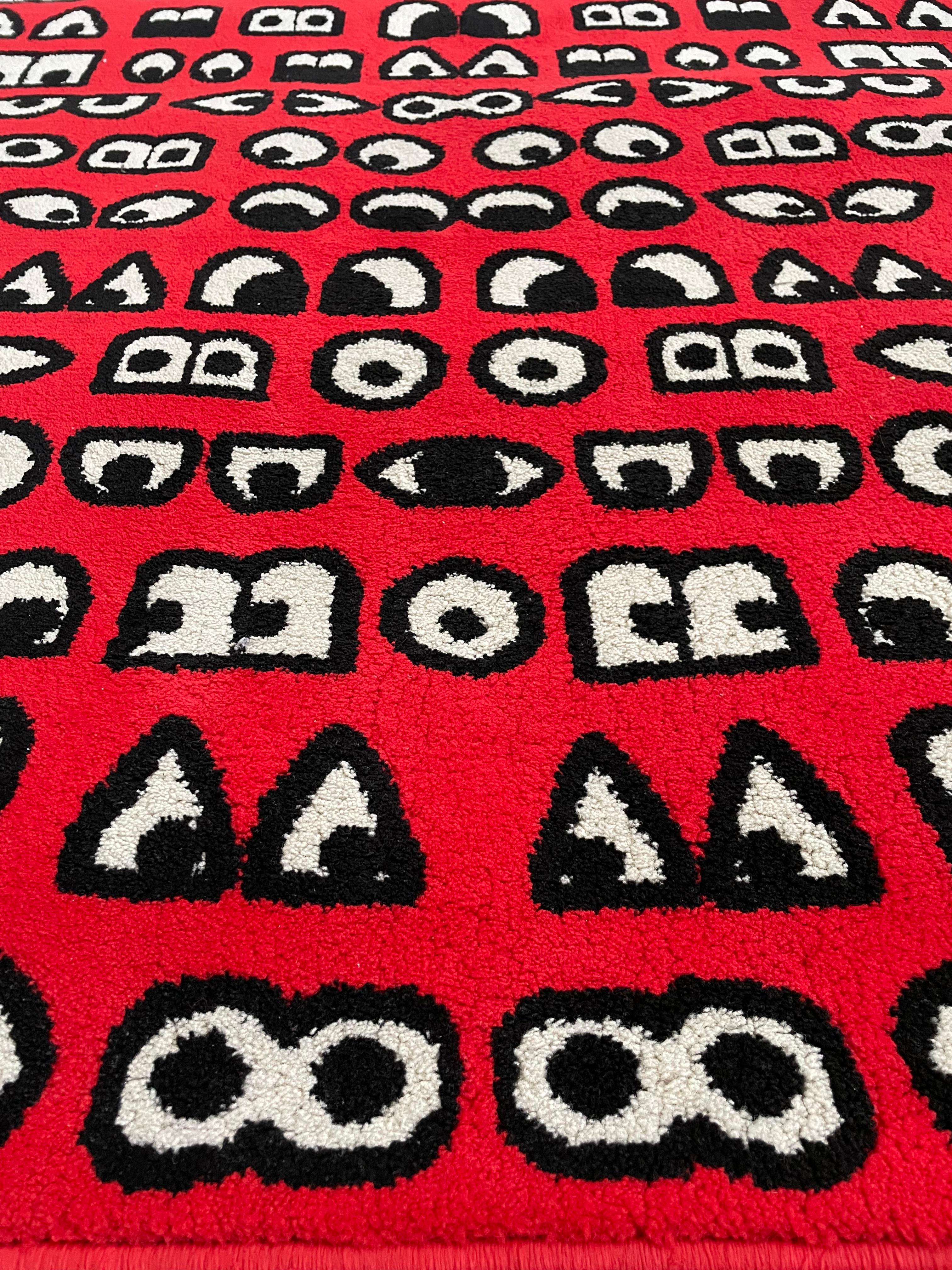Synthetic Walter van Beirendonck for IKEA, Limited Edition Art Carpet