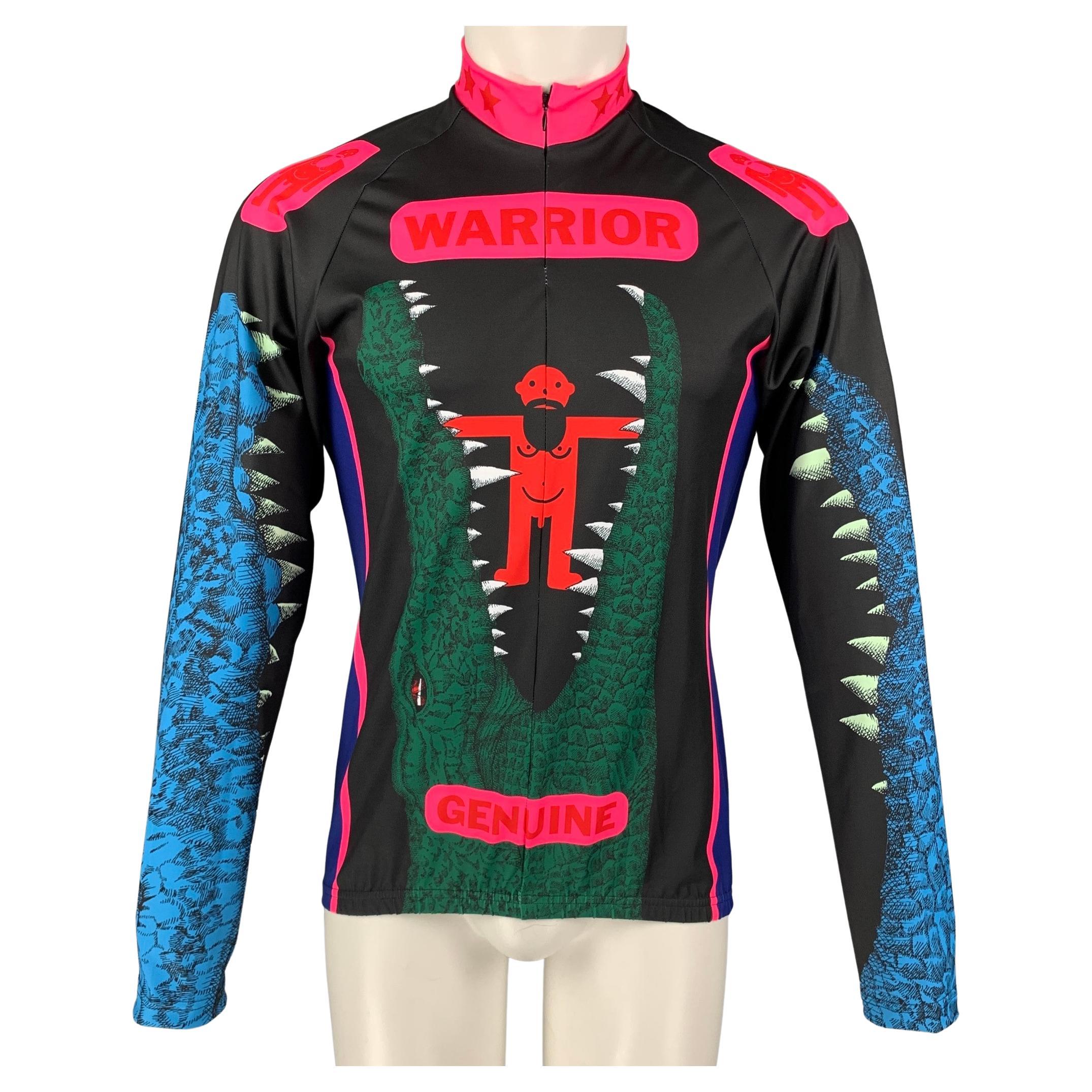 Haut De Vélo Walter Van Beirendonck FW17 - Taille L, Bleu, Motif Graphique, Occasion Excellent état