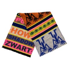 WALTER VAN BEIRENDONCK Sciarpa in lana con stampa multicolore