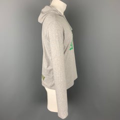 WALTER VAN BEIRENDONCK F/S 08 Größe XXL Hellgraues Sex Clown 2057 Pullover