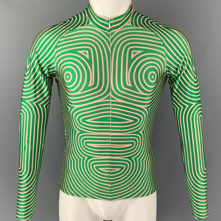 Walter Van Beirendonck black industrial graphic long sleeve tee pullover  shirt M