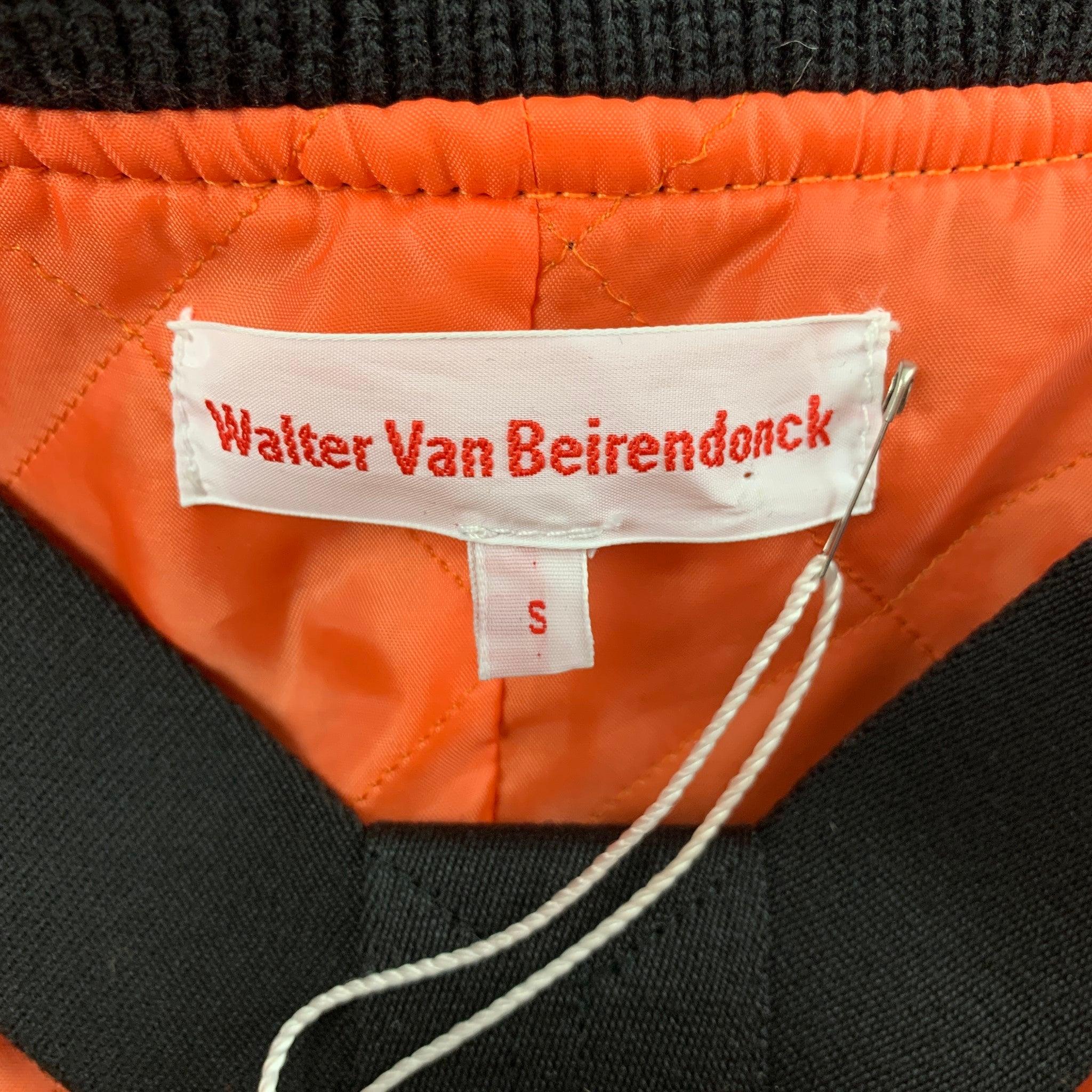 WALTER VAN BEIRENDONCK SS 19 Wild is The Wind Collection Polyester Bomber Jacket For Sale 6