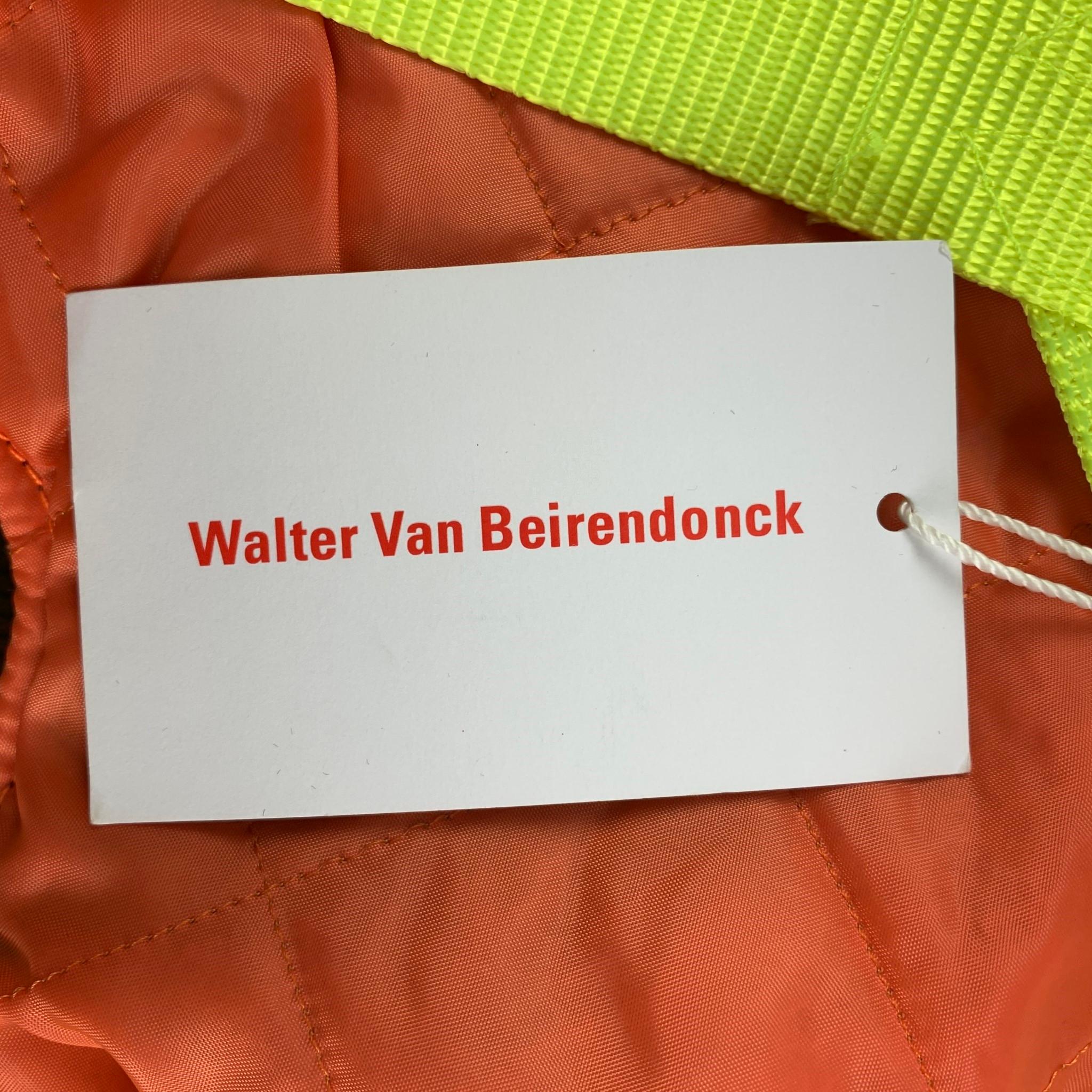 Men's WALTER VAN BEIRENDONCK SS 19 Wild is the Wind Size S Burgundy Skeleton Jacket