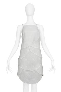 Walter Van Beirendonck White Padded Batting Dress 1999