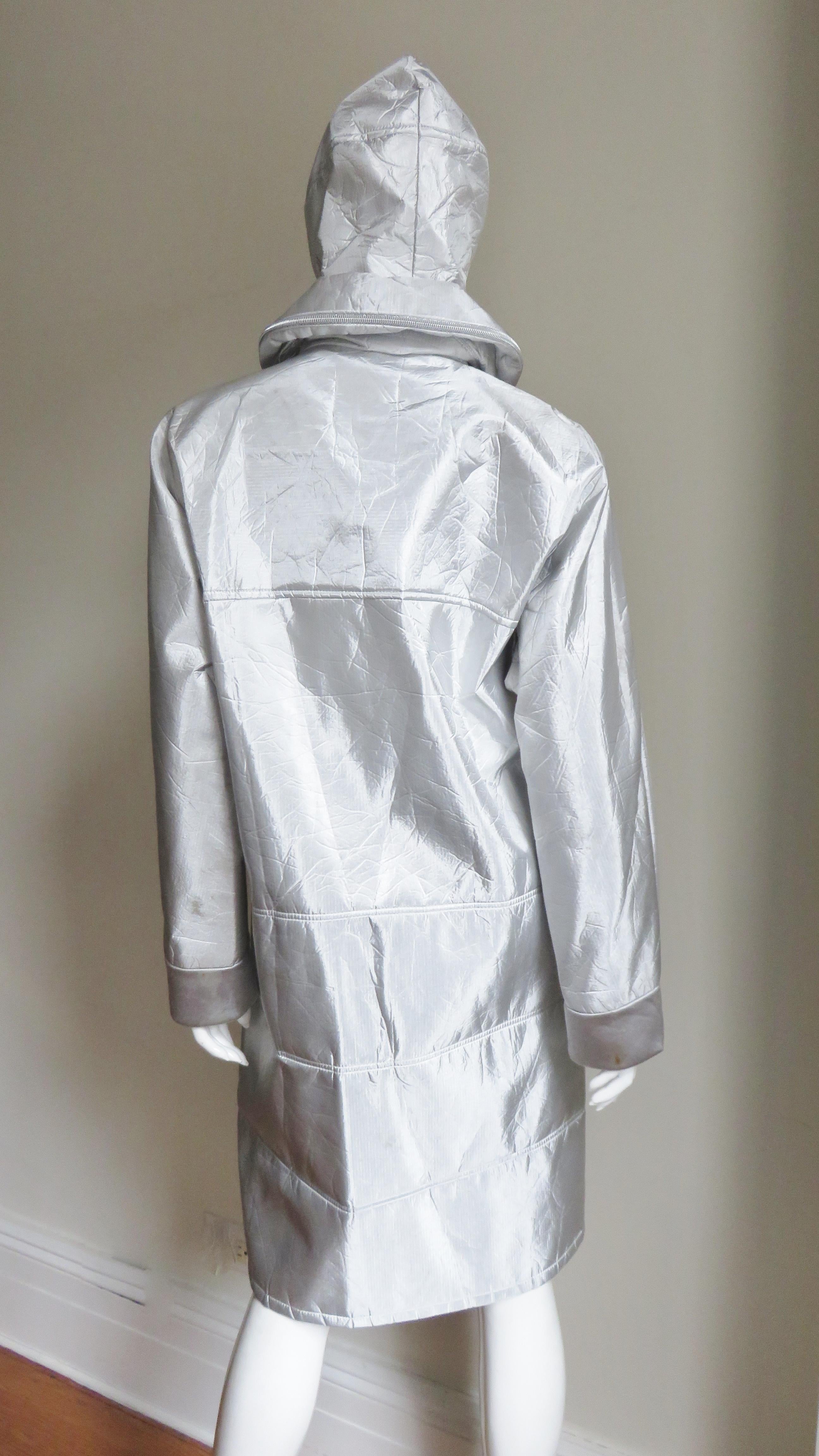 Walter Van Beirendonck Wild & Lethal Trash Convertible Coat to Jacket and Hood For Sale 5