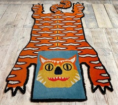Alfombra Walter Van Beirendonck X IKEA Tiger Art Glödande, Lim. Edición, Suecia