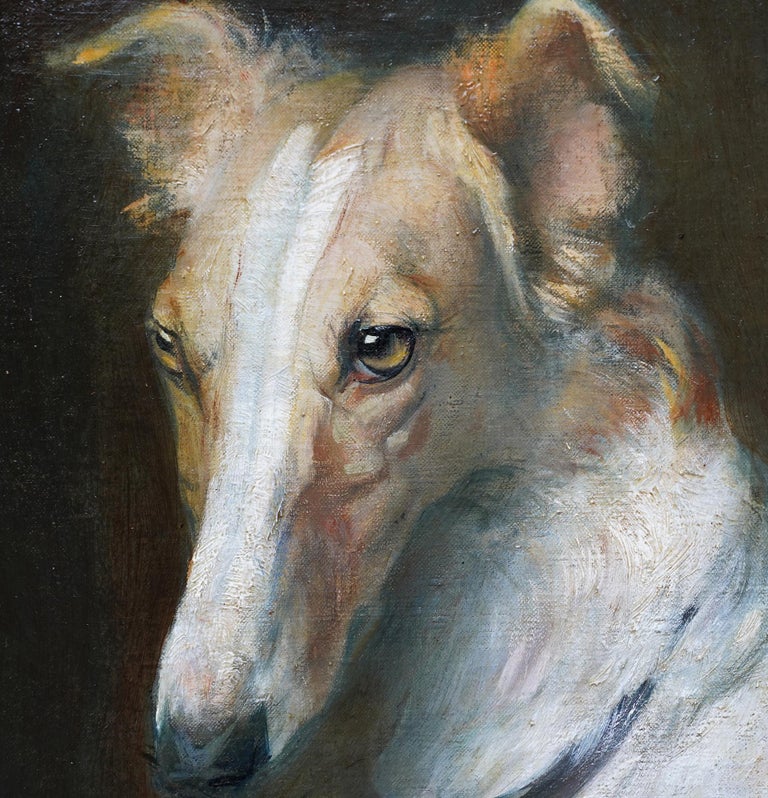 Walter von LoozCorswarem Portrt eines BorzoiHundes Deutsche