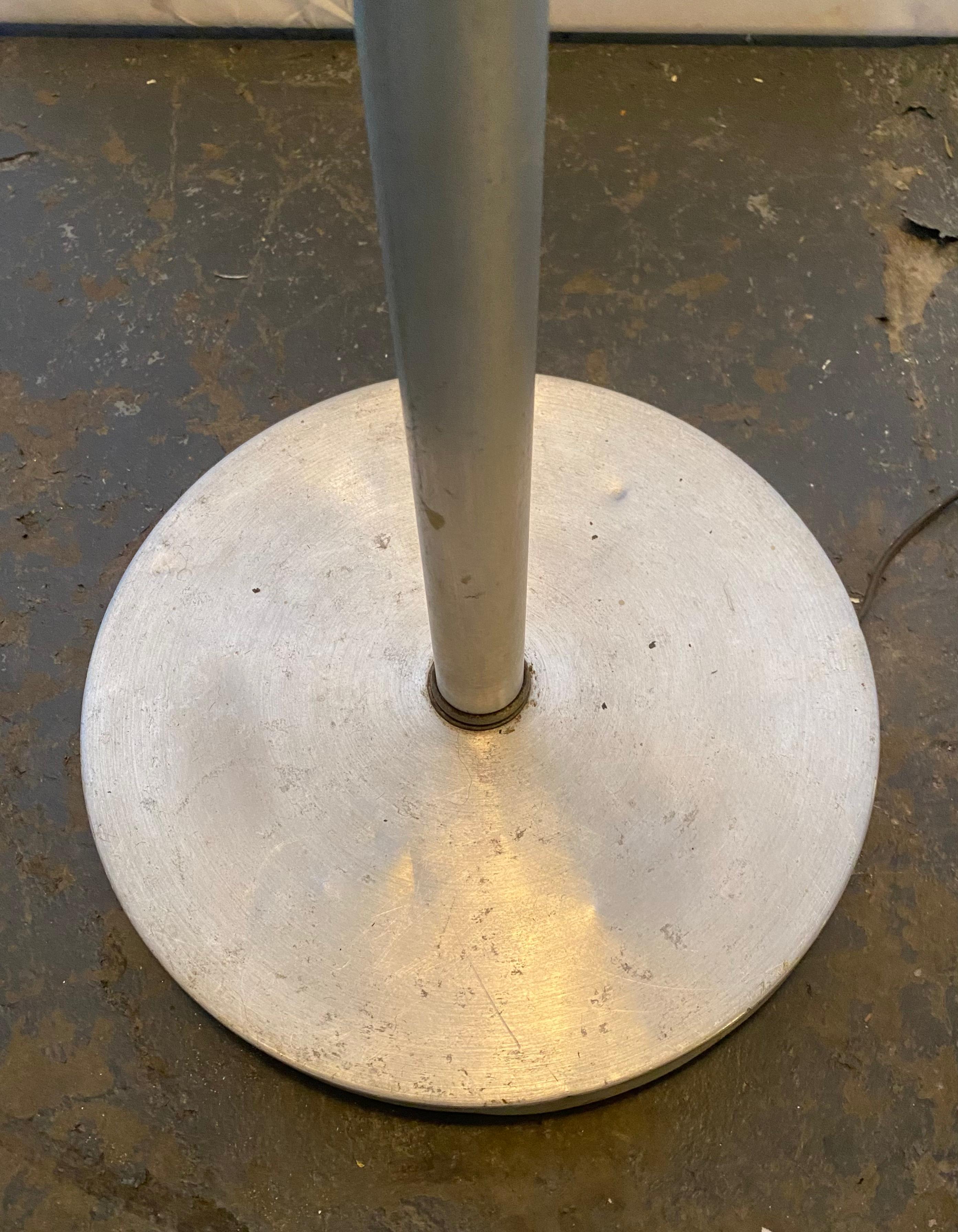 Walter Von Nessen Aluminum Swing Arm Floor Lamp   For Sale 5