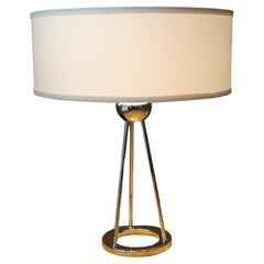 Lampada da tavolo in cromo Art Deco di Walter Von Nessen! Modern-Decor del Medio Secolo raro