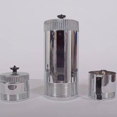 Walter Von Nessen "Continental" Coffee Making Service for Chase Brass and Copper