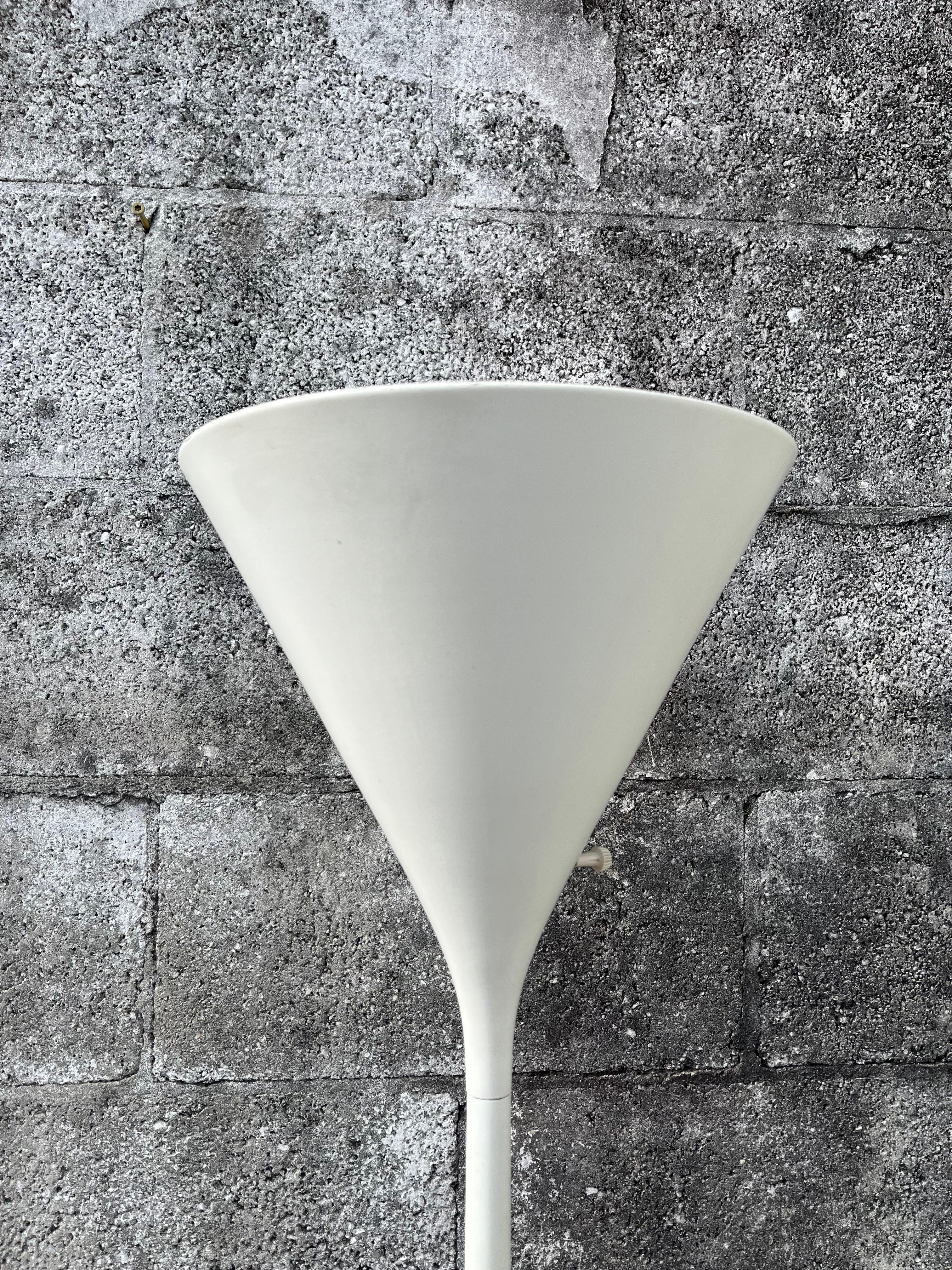 Mid-Century Modern Walter Von Nessen Studios Torchiere Floor Lamp. Circa 1970s. For Sale