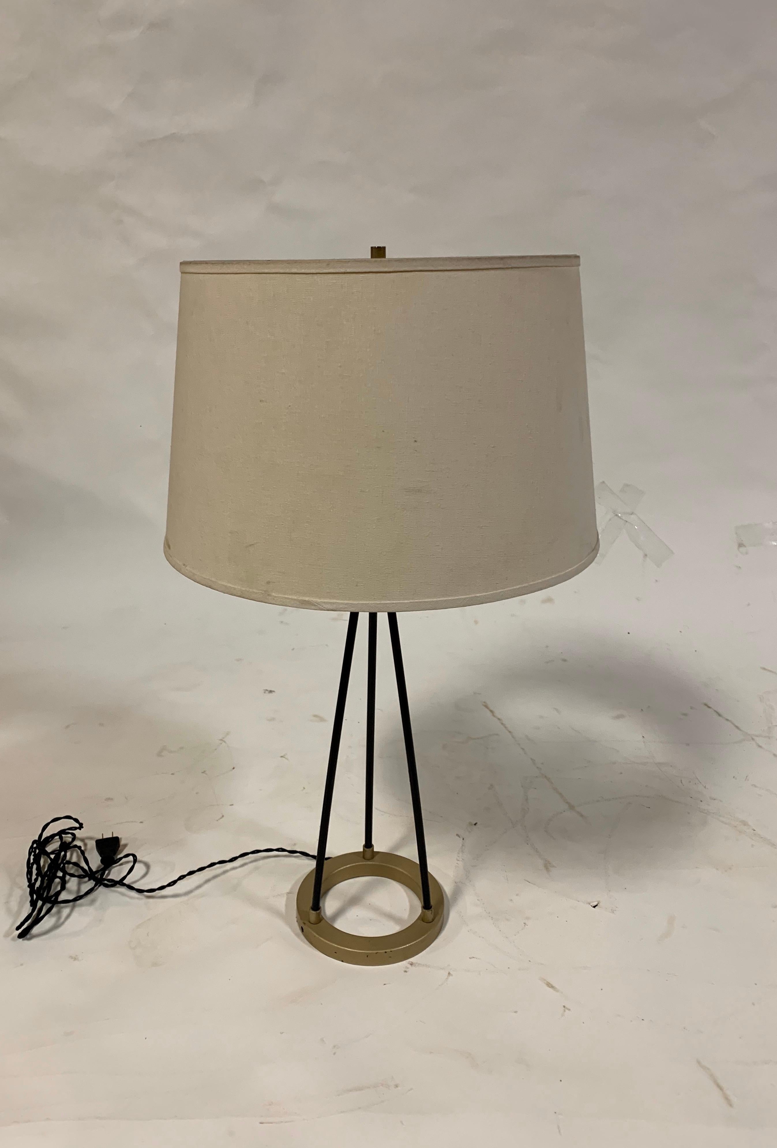 American Walter Von Nessen style Midcentury Table Lamp For Sale