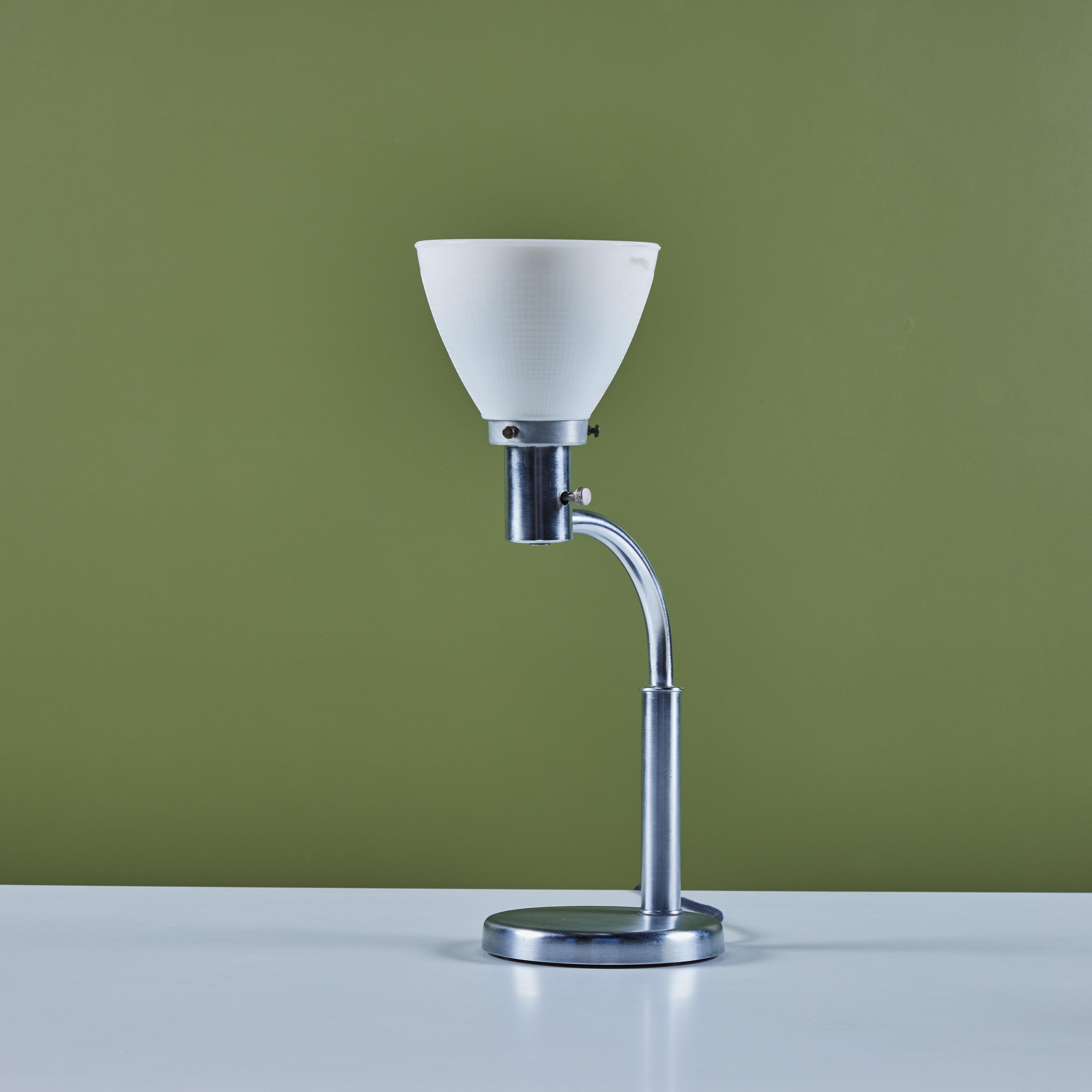 Linen Walter Von Nessen Table Lamp for Nessen Studios For Sale
