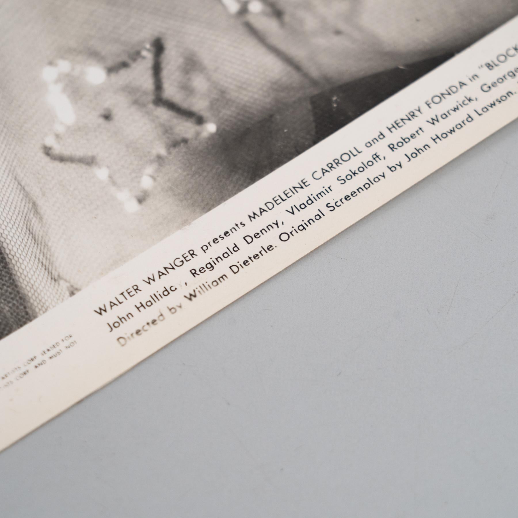 Walter Wagner. Photography of Madeline Carroll in the film 