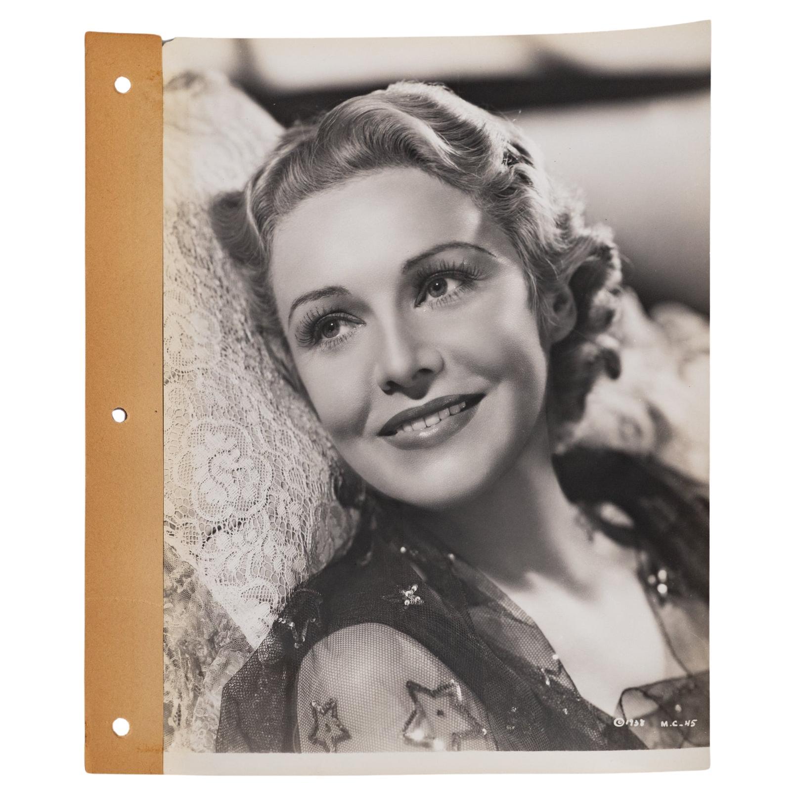 Walter Wagner. Photography of Madeline Carroll in the film "Blockade", 1938