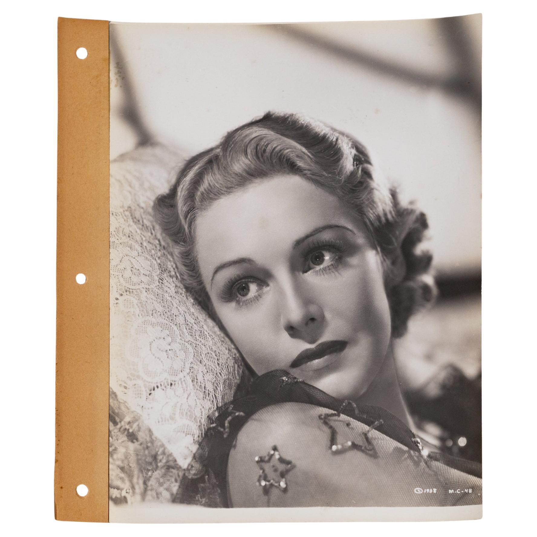 Walter Wagner. Photographie de Madeline Carroll dans le film "Blockade", 1938