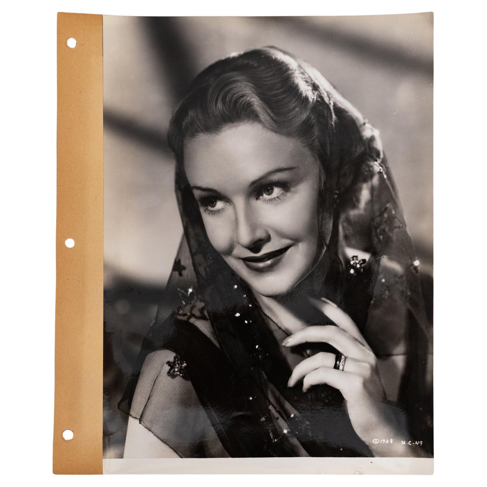 Walter Wagner. Photography of Madeline Carroll in the film "Blockade", 1938