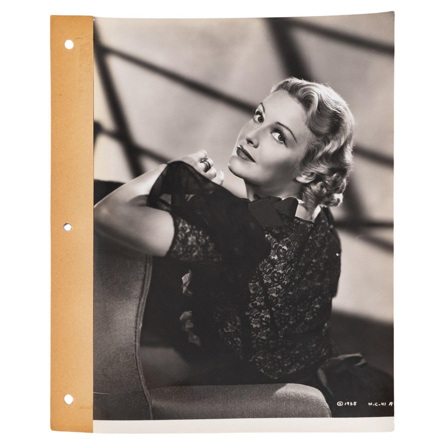 Walter Wagner. Photography of Madeline Carroll in the film "Blockade", 1938