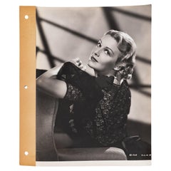 Walter Wagner. Photographie de Madeline Carroll dans le film "Blockade", 1938