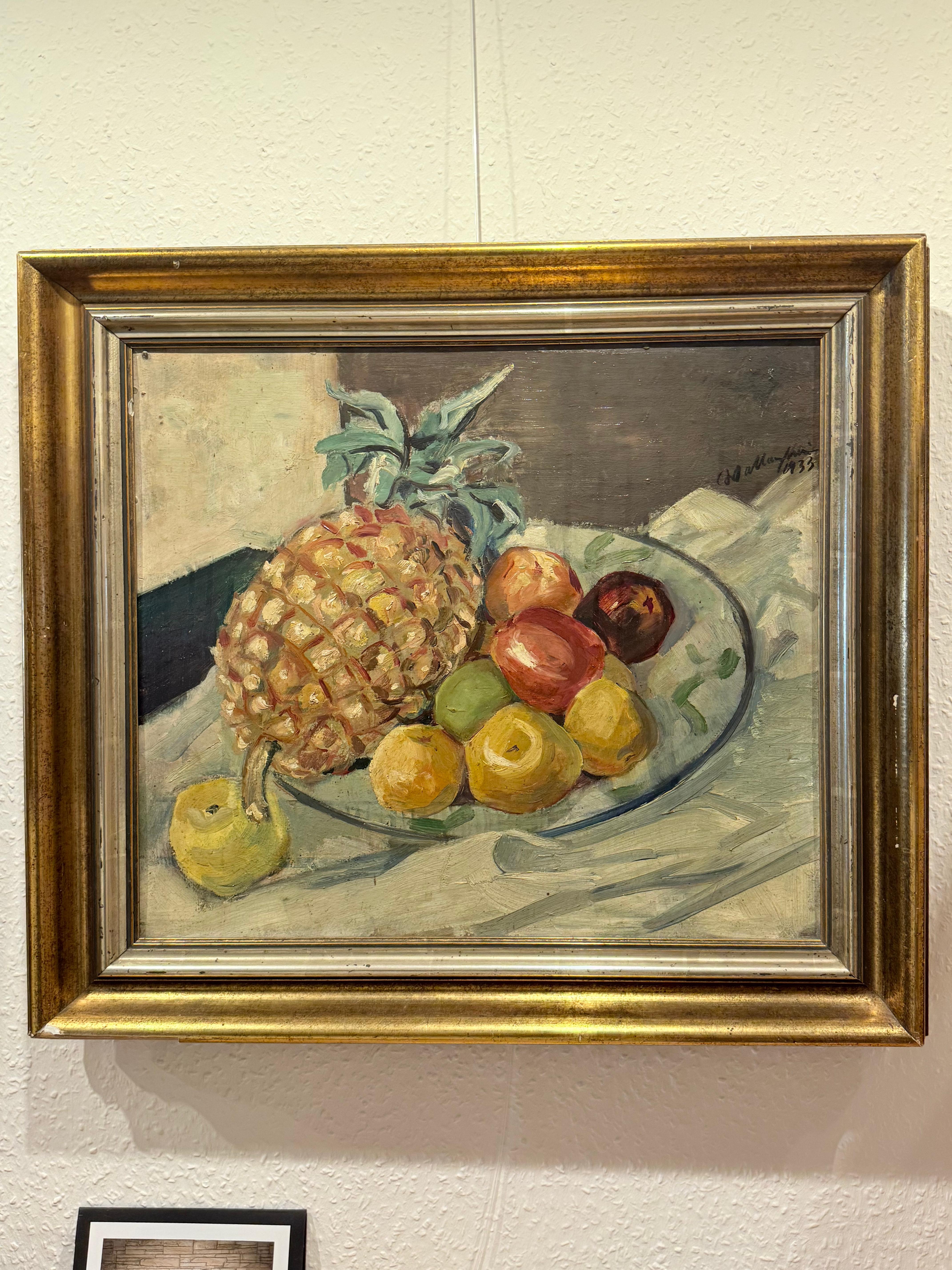 Walter Wellenstein Piñas y manzanas en la mesa 1933 en venta 2