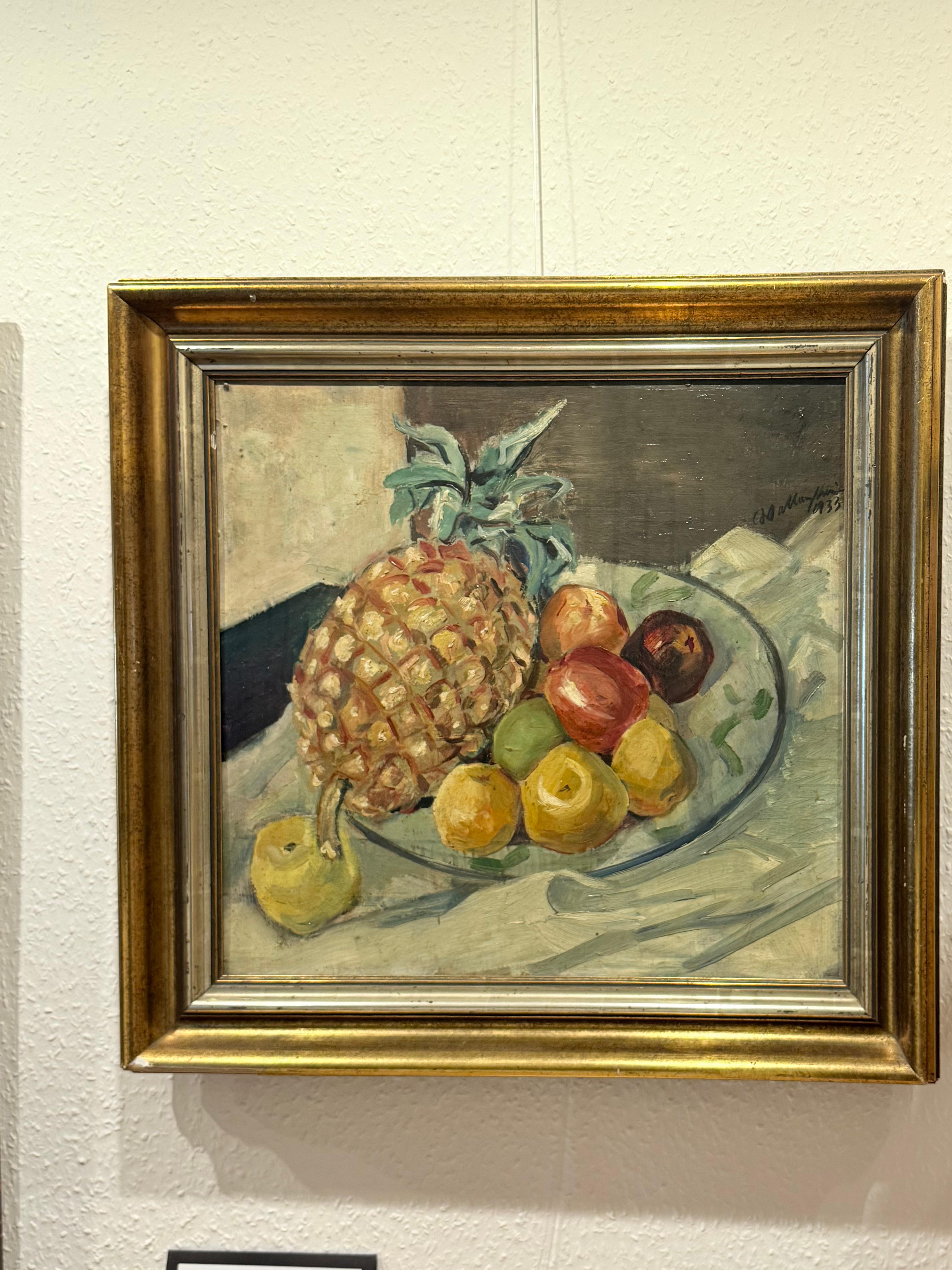 Walter Wellenstein Piñas y manzanas en la mesa 1933 en venta 6