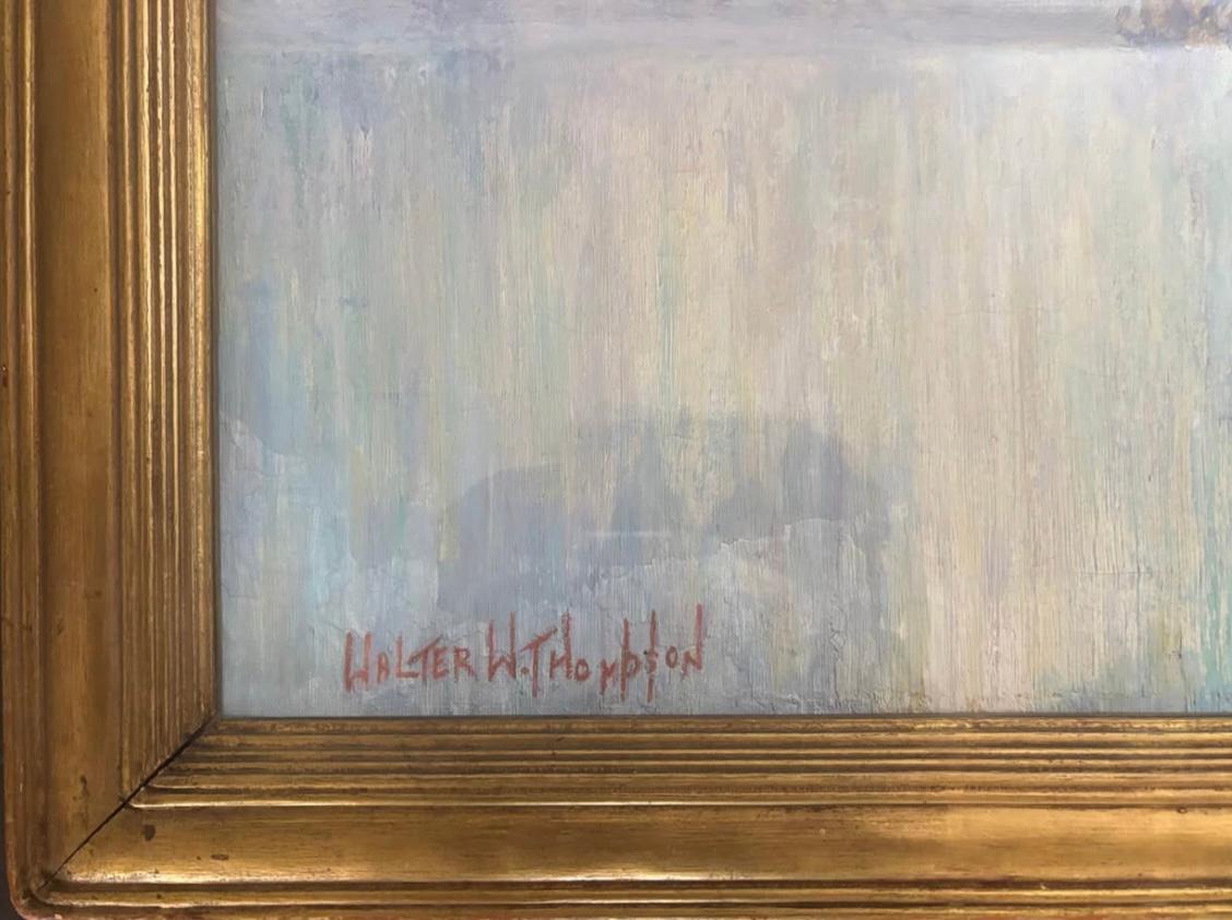 walter whitcomb thompson original painting on canvas. Measures 34x30 in good condition
