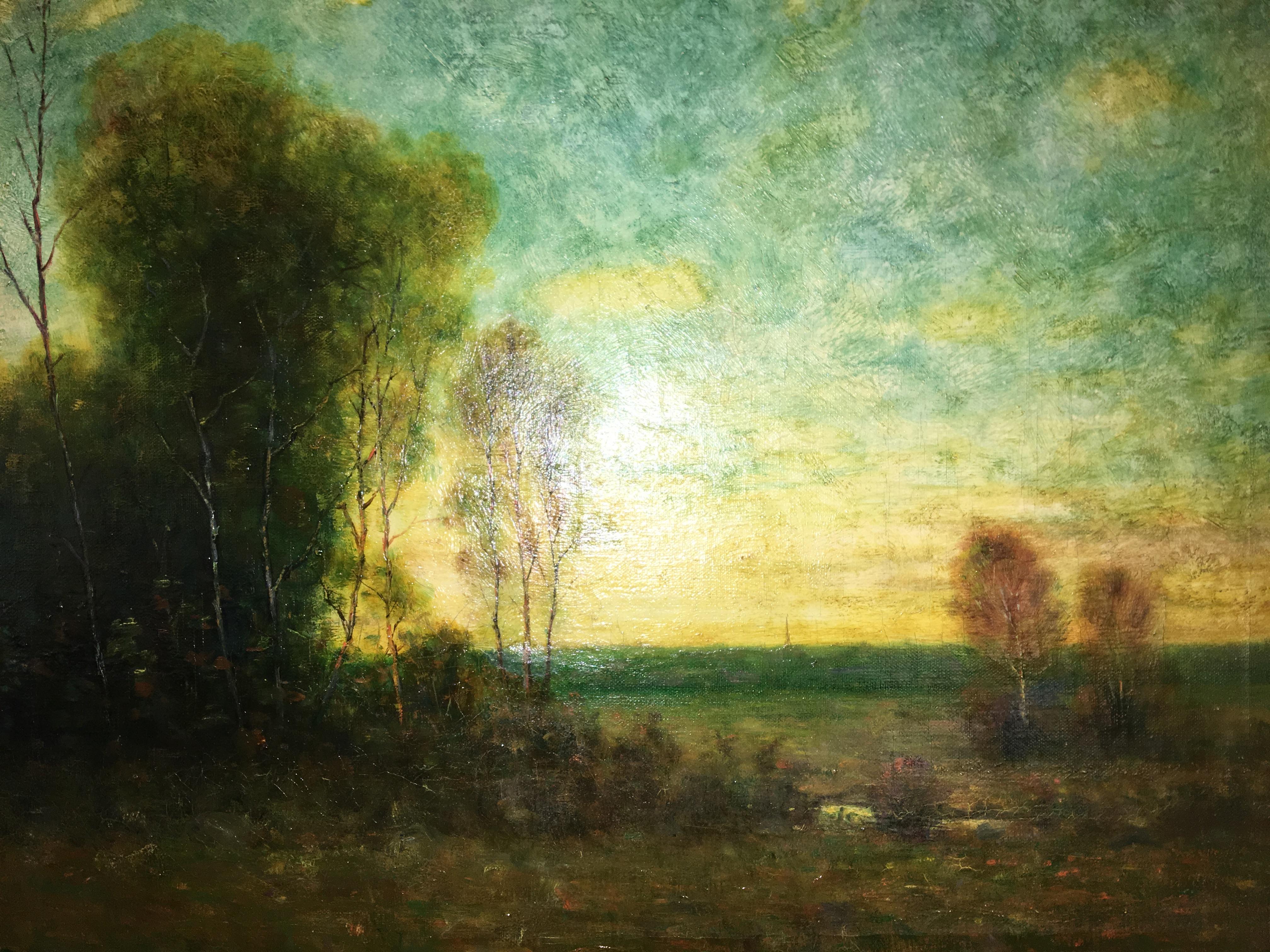Painted Walter Whitcomb Thompson Tonalist Southern Landscape Painting