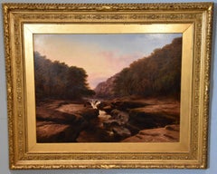 Oil Painting 'The Strid, near Bolton Abbey Wharfedale' by Walter Williams