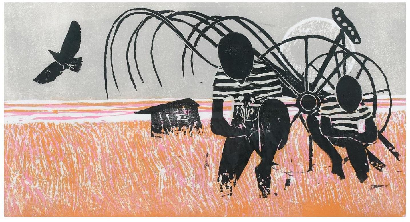 Figurative Print di Walter Williams - Harvest #2