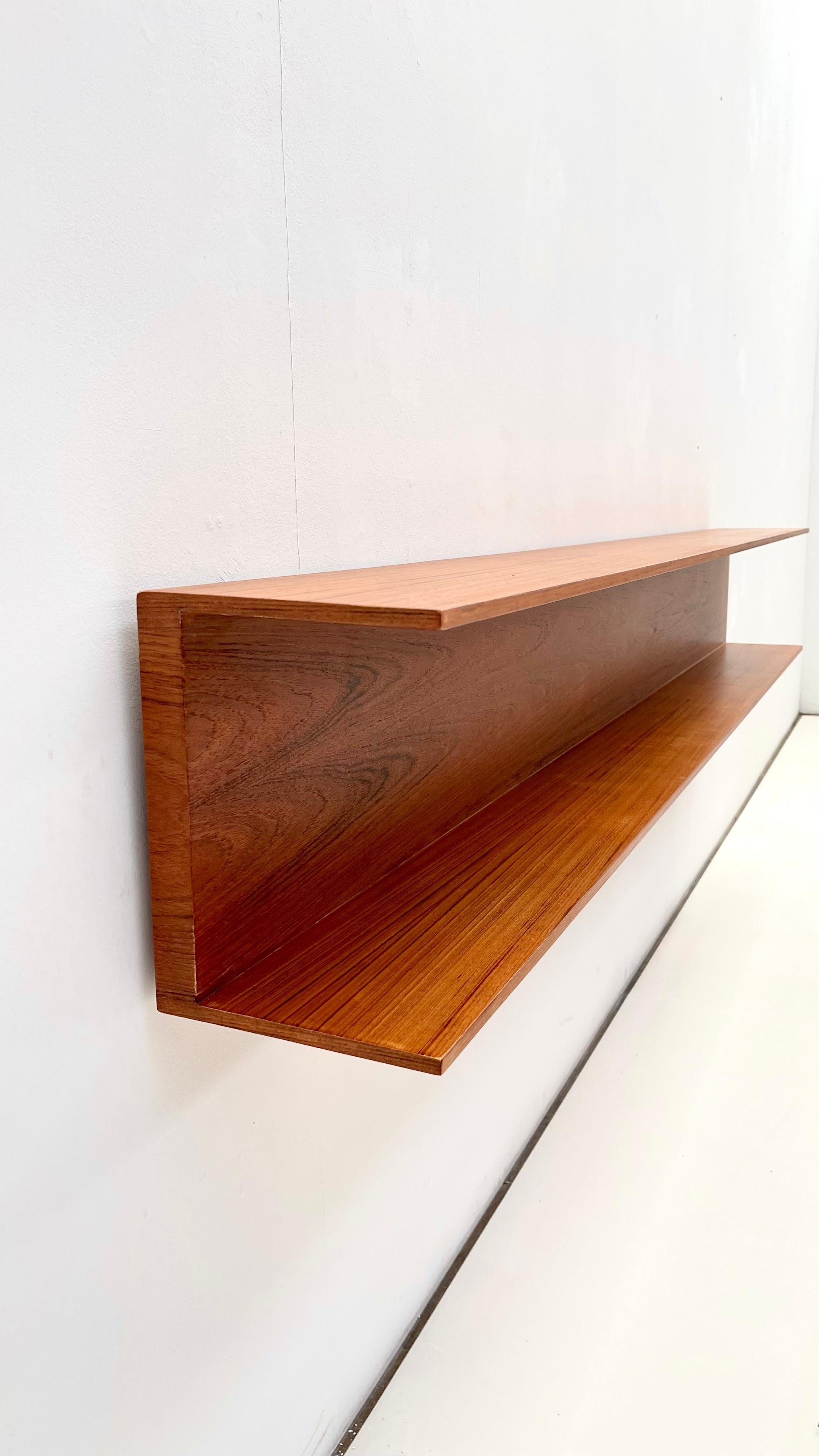 Walter Wirz para Renz - Estantería minimalista de teca en Bueno estado para la venta en Brussels, BE