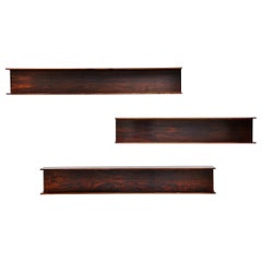 Walter Wirz Wall Shelves Wilhelm Renz Rosewood, Germany, 1965