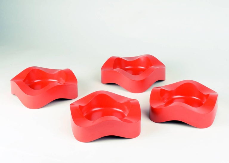Walter Zeischegg Stacking Ashtrays / Bowls, 1967 for Helit, Fantastic