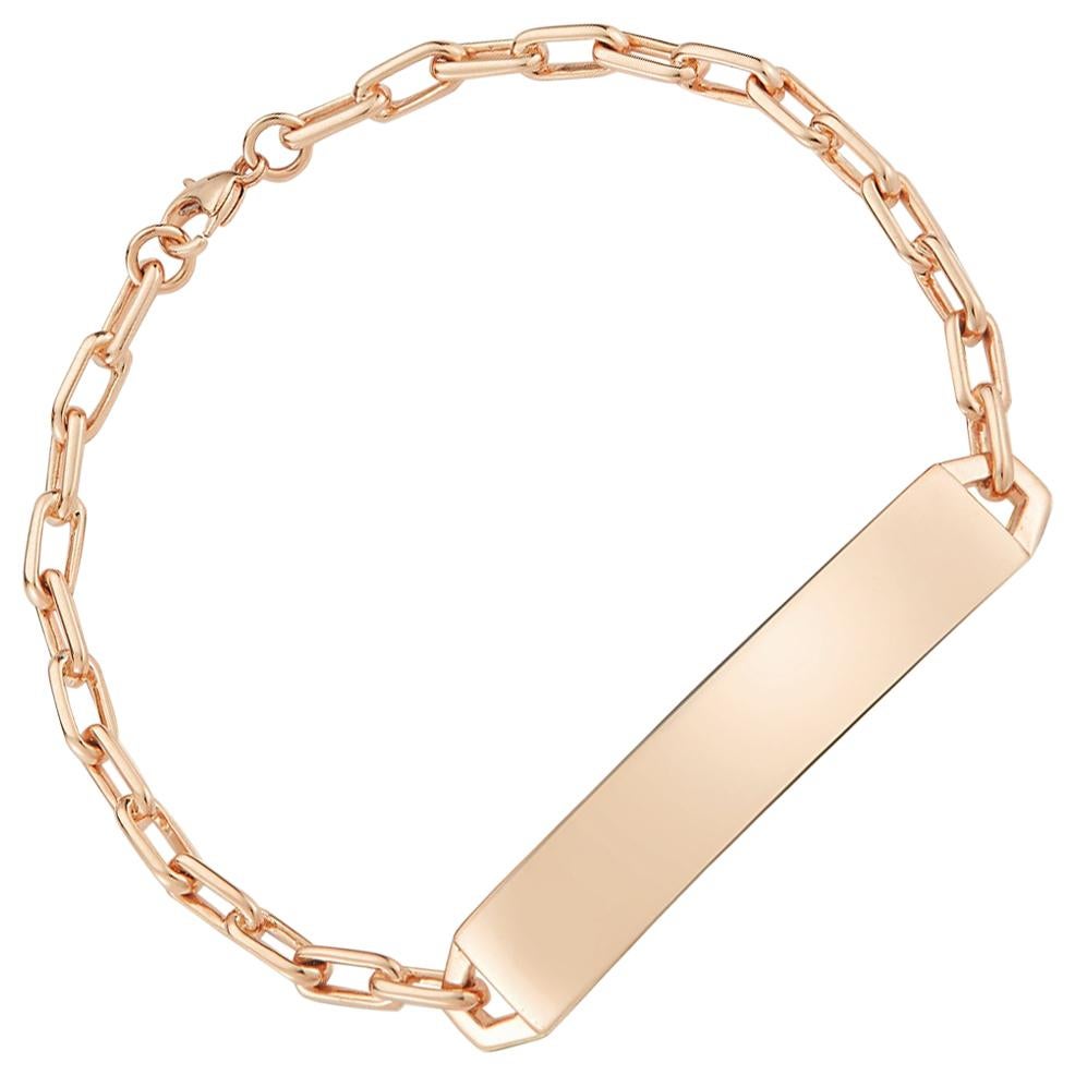 Walters Faith 18 Karat Rose Gold ID Bar Bracelet