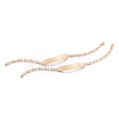 Walters Faith 18 Karat Rose Gold ID Bar Bracelet