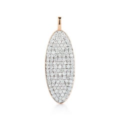 Walters Faith Diamond Oval Pendant in Rose Gold