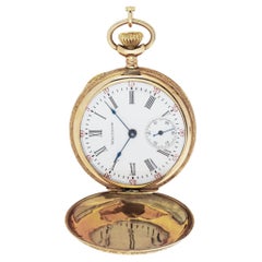 Vintage Waltham 10k Yellow Gold Manual Pocket Watch