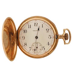 Waltham 14K Gold Double Cased Pocket Watch