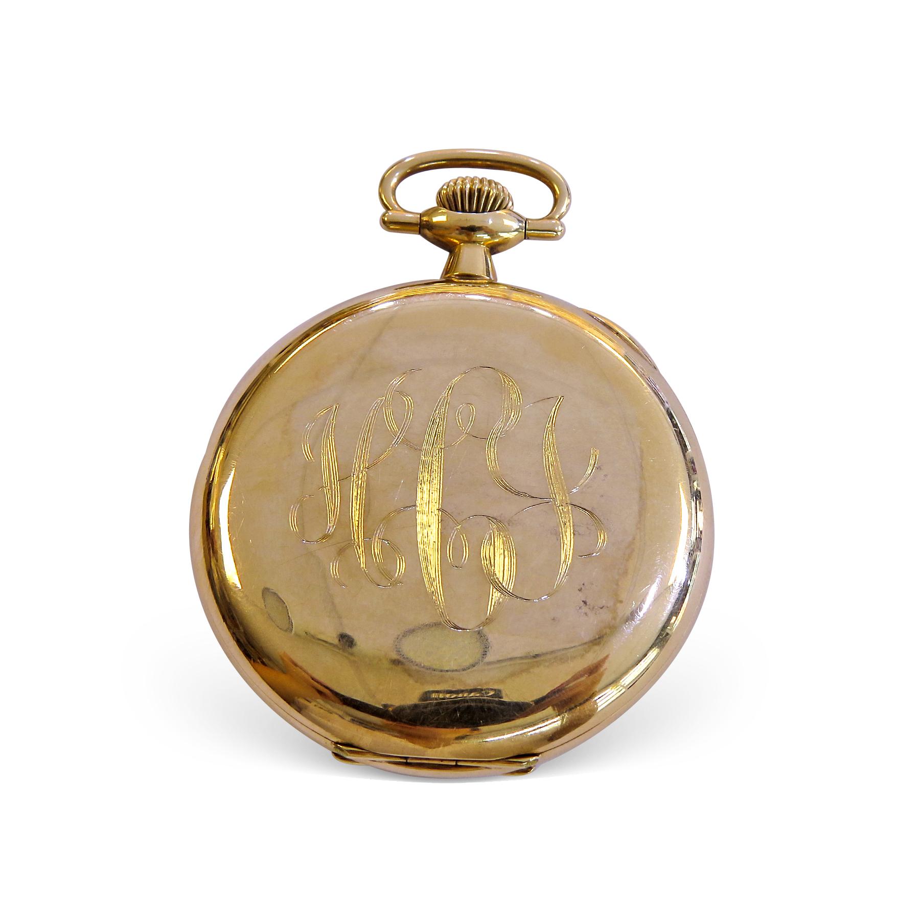 Women's Waltham 14 Karat Gold Pocket Watch Vintage For Sale