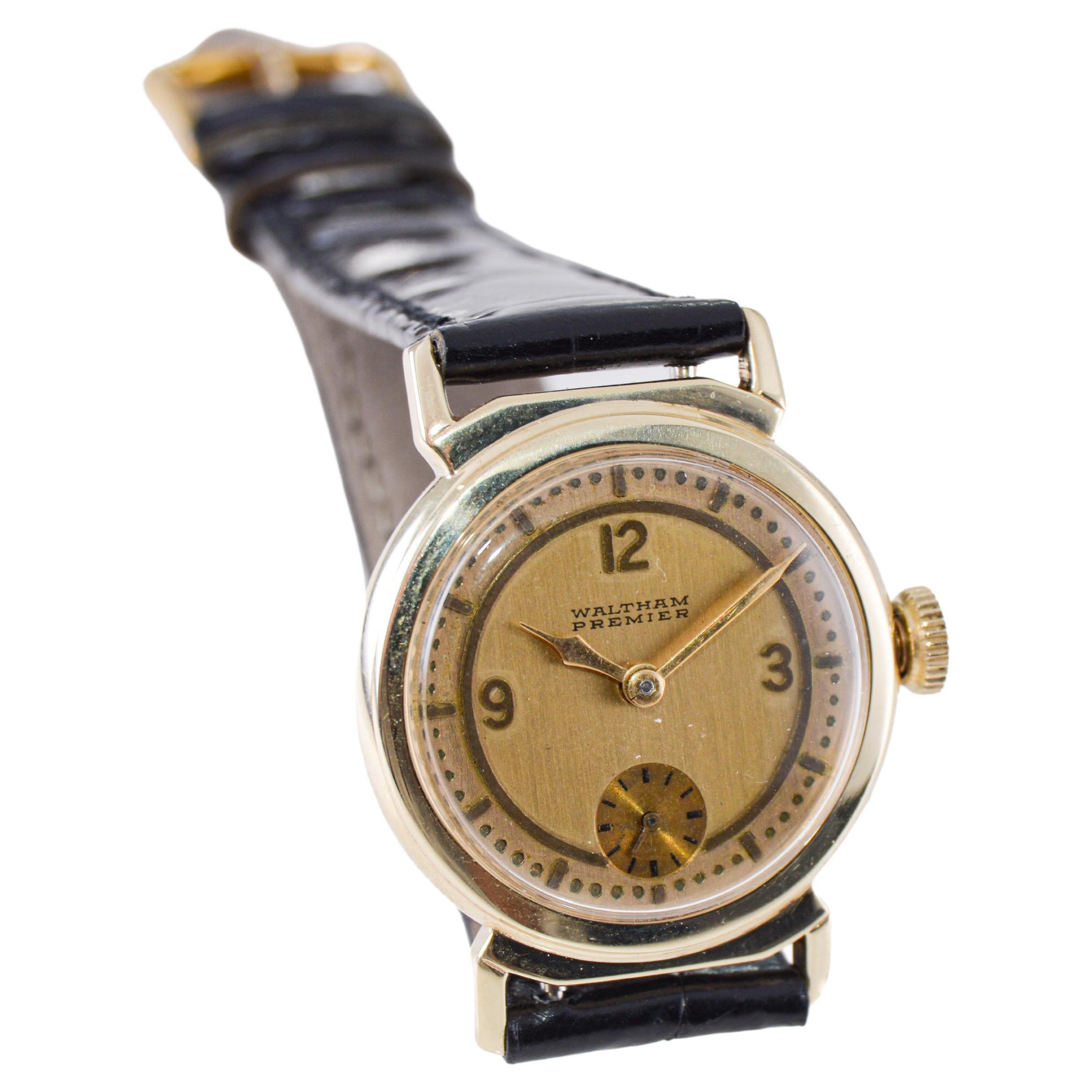 waltham premier wrist watch