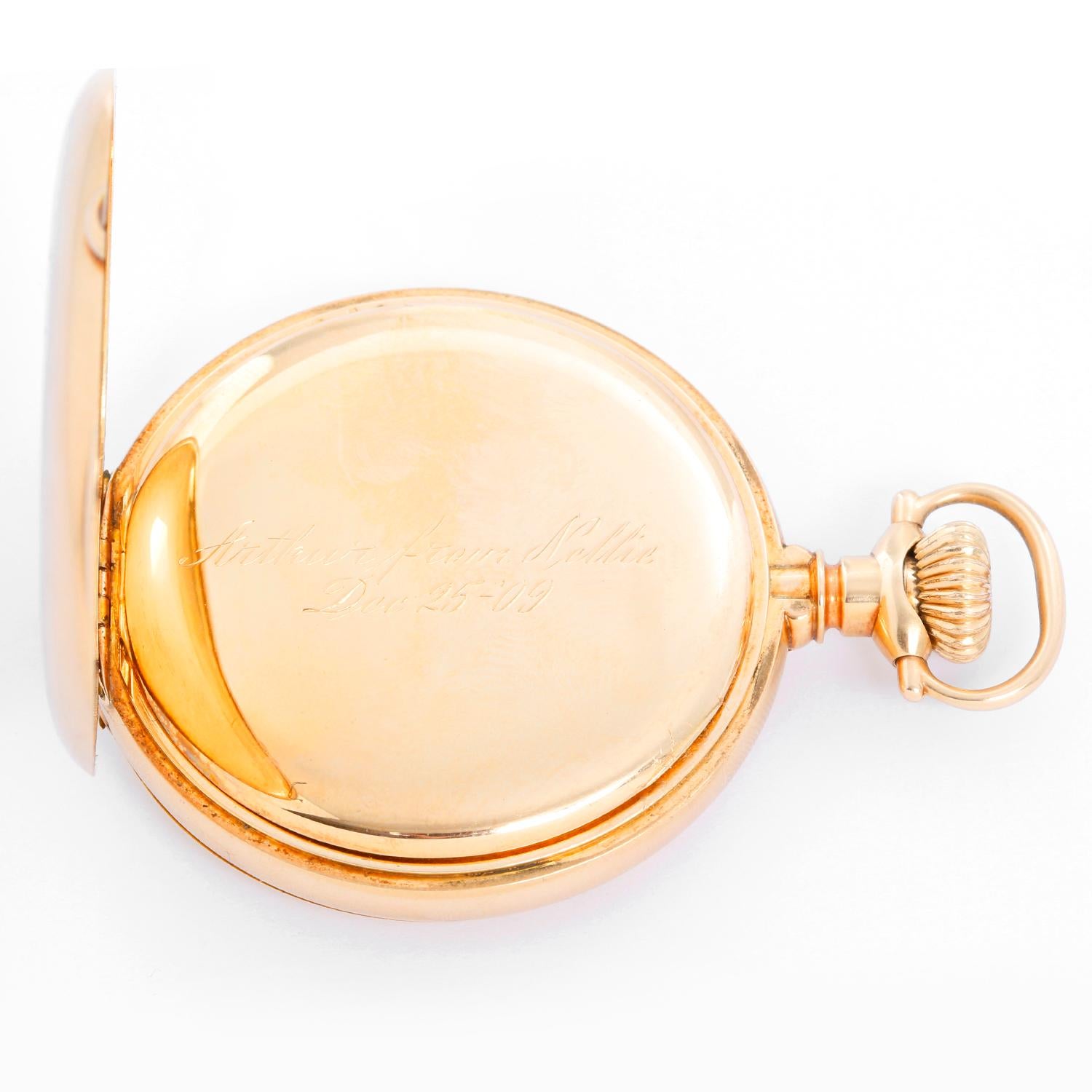 solid gold pocket watch case markings