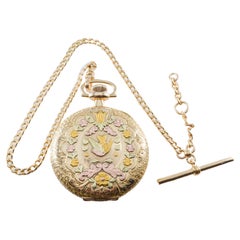 Antique Waltham 14Kt Multi Colored 16 Size Hunters Case Pocket Watch from 1907