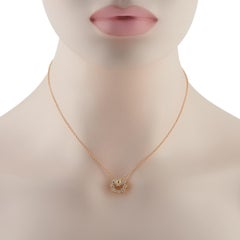 Collana Waltham in oro giallo 18 carati con diamanti da 0,80 carati WH30-031326