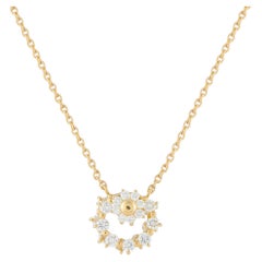 Collana Waltham in oro giallo 18 carati con diamanti da 0,80 carati WH30-031326