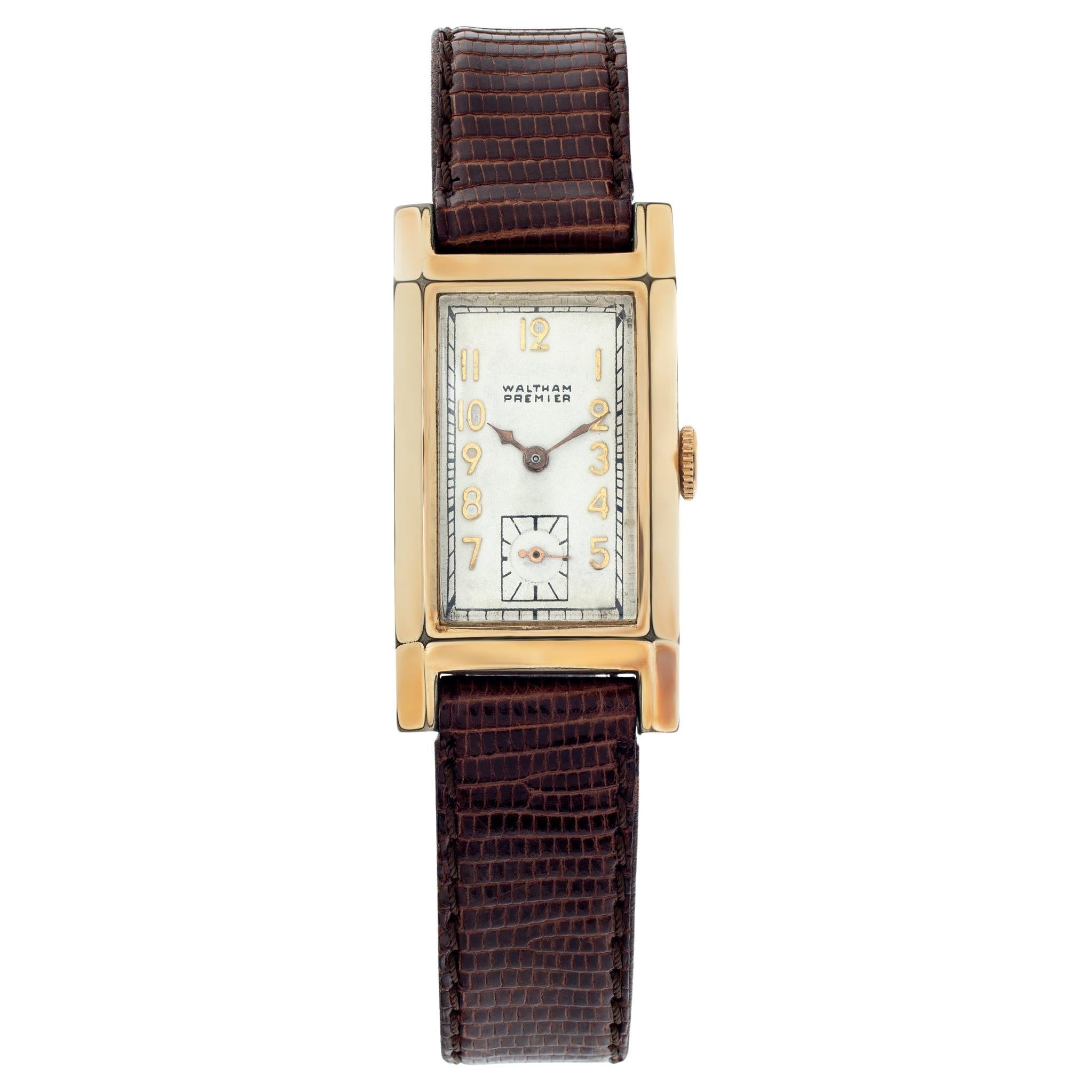 Orologio da polso manuale Art Deco Elgin in oro bianco, 1926 circa in ...