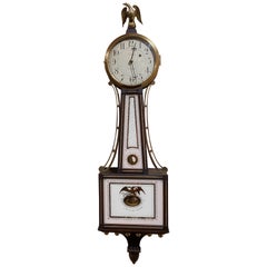 Horloge banjo à 8 jours de Waltham pour Shreve Crump & Low, brevet de Simon Willard