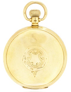 Waltham. A Gold Hunter Keyless Pocket Watch C1915
