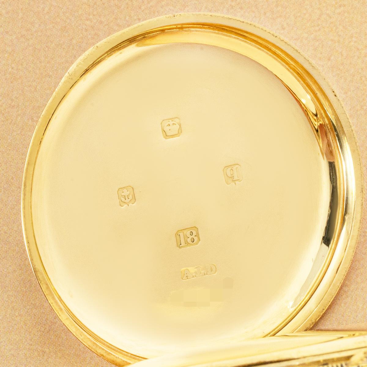 Waltham. A Gold Hunter Keyless Pocket Watch C1915 1